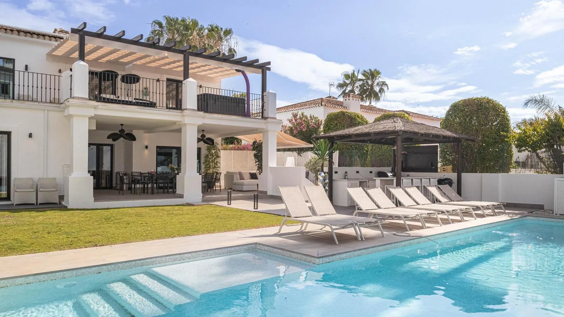 Villa New Zacaluca Pool Sauna & Gym Marbella Hiszpania